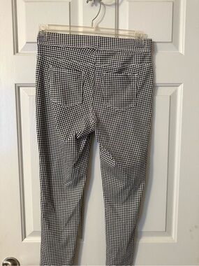 Time and Tru Black and White Gingham Slim Men’s Pants